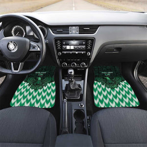 Custom Nigeria Football Car Mats African Pattern