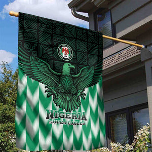 Custom Nigeria Football Garden Flag African Pattern