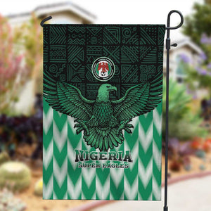 Custom Nigeria Football Garden Flag African Pattern