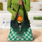 Custom Nigeria Football Grocery Bag African Pattern