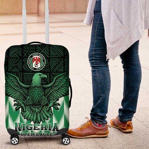 Custom Nigeria Football Luggage Cover African Pattern