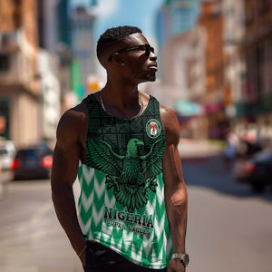 Custom Nigeria Football Men Tank Top African Pattern