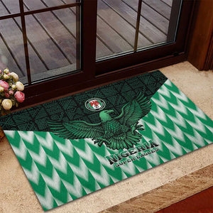 Custom Nigeria Football Rubber Doormat African Pattern