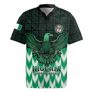 Custom Nigeria Football Rugby Jersey African Pattern