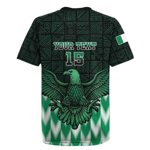 Custom Nigeria Football Rugby Jersey African Pattern