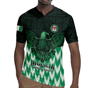 Custom Nigeria Football Rugby Jersey African Pattern