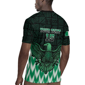 Custom Nigeria Football Rugby Jersey African Pattern