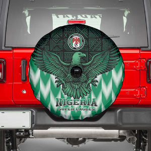 Custom Nigeria Football Spare Tire Cover African Pattern