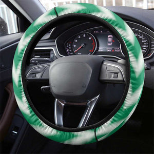 Nigeria Football Steering Wheel Cover African Pattern