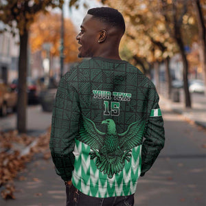 Custom Nigeria Football Sweatshirt African Pattern