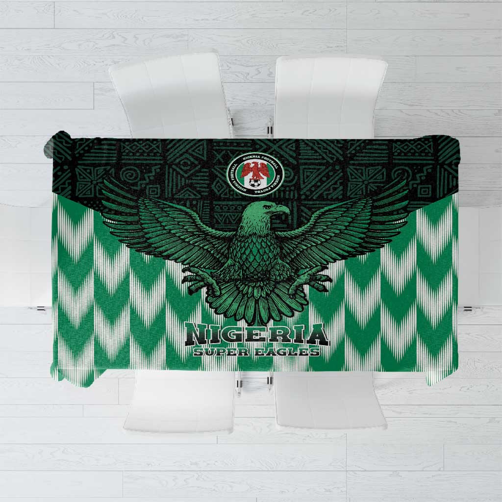 Custom Nigeria Football Tablecloth African Pattern