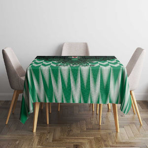 Custom Nigeria Football Tablecloth African Pattern