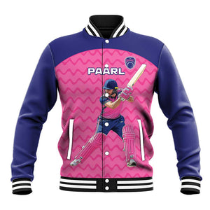 Custom Afro South Africa Cricket Baseball Jacket Go Paarl