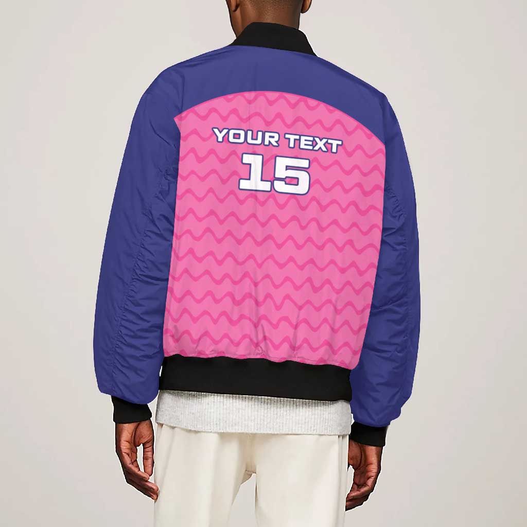 Custom Afro South Africa Cricket Bomber Jacket Go Paarl