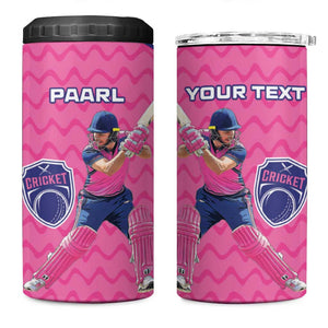 Custom Afro South Africa Cricket 4 in 1 Can Cooler Tumbler Go Paarl