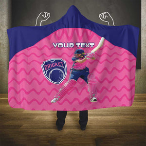 Custom Afro South Africa Cricket Hooded Blanket Go Paarl