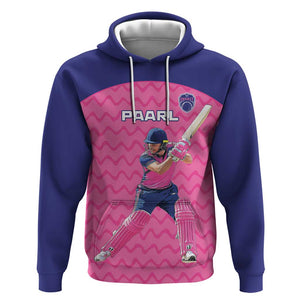 Custom Afro South Africa Cricket Hoodie Go Paarl