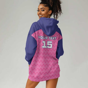 Custom Afro South Africa Cricket Hoodie Dress Go Paarl