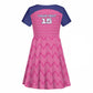 Custom Afro South Africa Cricket Kid Short Sleeve Dress Go Paarl