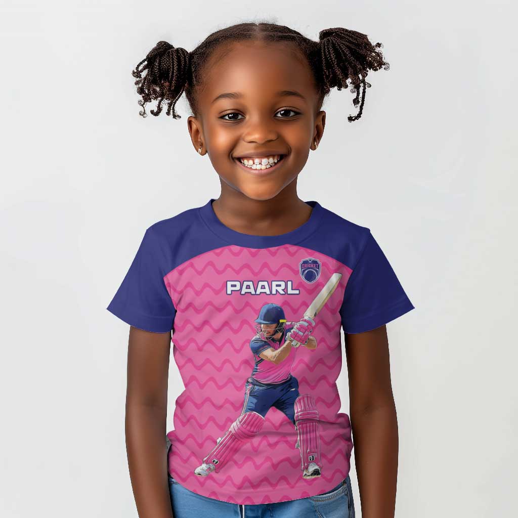 Custom Afro South Africa Cricket Kid T shirt Go Paarl