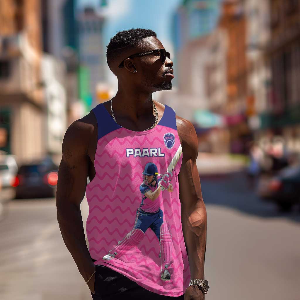 Custom Afro South Africa Cricket Men Tank Top Go Paarl