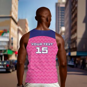 Custom Afro South Africa Cricket Men Tank Top Go Paarl