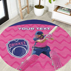 Custom Afro South Africa Cricket Round Carpet Go Paarl