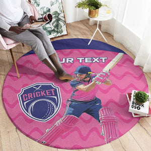 Custom Afro South Africa Cricket Round Carpet Go Paarl