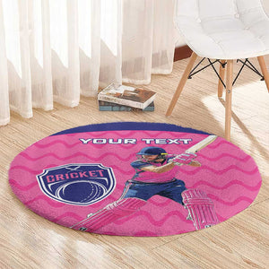 Custom Afro South Africa Cricket Round Carpet Go Paarl