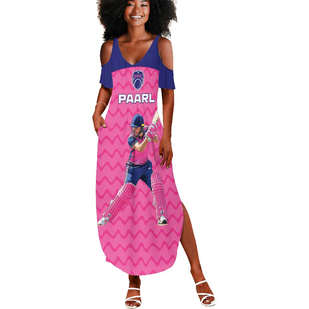 Custom Afro South Africa Cricket Summer Maxi Dress Go Paarl