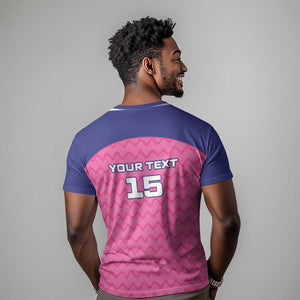 Custom Afro South Africa Cricket T shirt Go Paarl