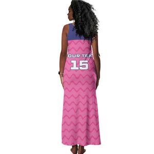 Custom Afro South Africa Cricket Tank Maxi Dress Go Paarl