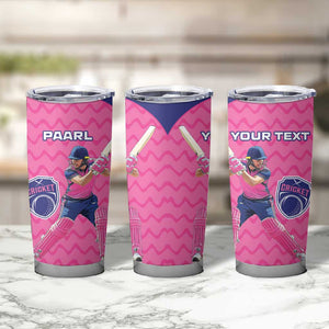 Custom Afro South Africa Cricket Tumbler Cup Go Paarl