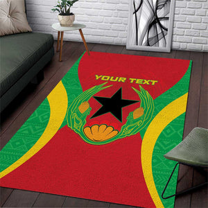 Personalised Afro Cape Verde (1975-1992) Area Rug Mix African Pattern