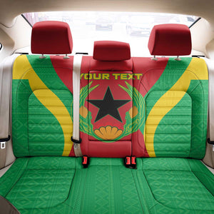 Personalised Afro Cape Verde (1975-1992) Back Car Seat Cover Mix African Pattern