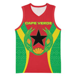 Personalised Afro Cape Verde (1975-1992) Basketball Jersey Mix African Pattern LT15