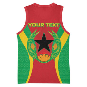 Personalised Afro Cape Verde (1975-1992) Basketball Jersey Mix African Pattern LT15