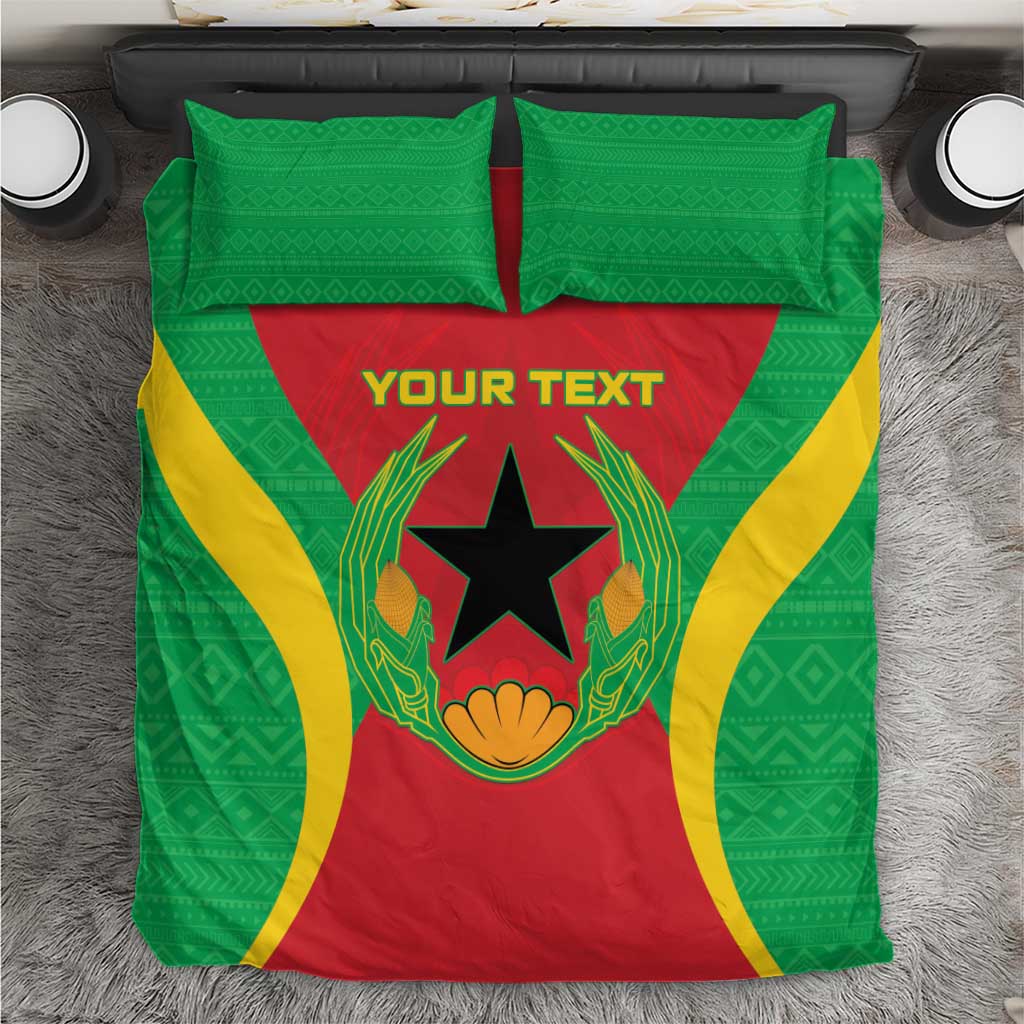 Personalised Afro Cape Verde (1975-1992) Bedding Set Mix African Pattern