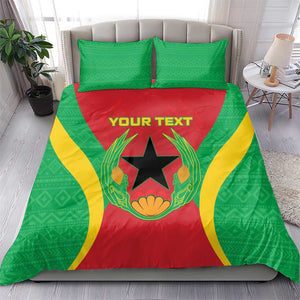 Personalised Afro Cape Verde (1975-1992) Bedding Set Mix African Pattern