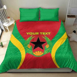 Personalised Afro Cape Verde (1975-1992) Bedding Set Mix African Pattern