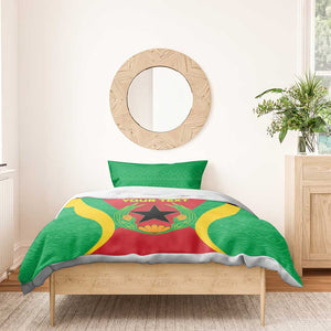 Personalised Afro Cape Verde (1975-1992) Bedding Set Mix African Pattern