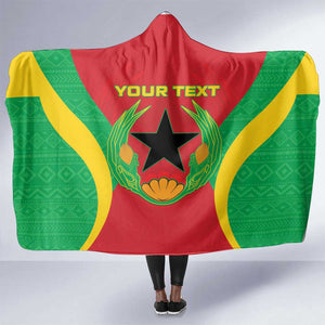 Personalised Afro Cape Verde (1975-1992) Hooded Blanket Mix African Pattern