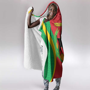 Personalised Afro Cape Verde (1975-1992) Hooded Blanket Mix African Pattern