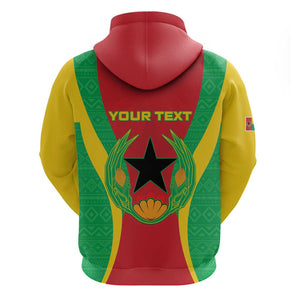 Personalised Afro Cape Verde (1975-1992) Hoodie Mix African Pattern