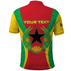 Personalised Afro Cape Verde (1975-1992) Polo Shirt Mix African Pattern