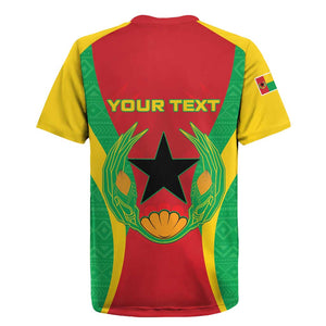 Personalised Afro Cape Verde (1975-1992) Rugby Jersey Mix African Pattern