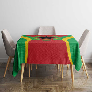 Personalised Afro Cape Verde (1975-1992) Tablecloth Mix African Pattern