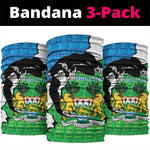 Personalised Afro Sierra Leone Neck Gaiter Chimpanzee Mix African Pattern LT15
