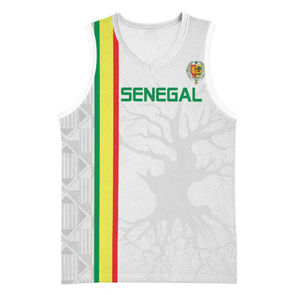 Custom Senegal Football Basketball Jersey We Are Champions LT15
