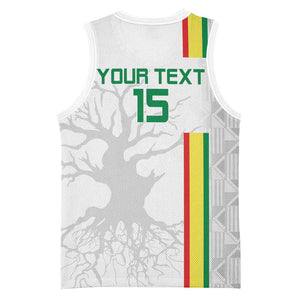 Custom Senegal Football Basketball Jersey We Are Champions LT15